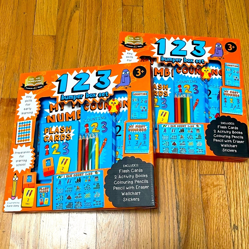 123 Bumper Box Set Ages 3+ Early Learning Math